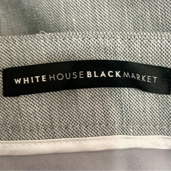 WHBM Linen Blend Flare Trousers Women’s Size 14 Career Classic Sophisticated - Picture 8 of 9